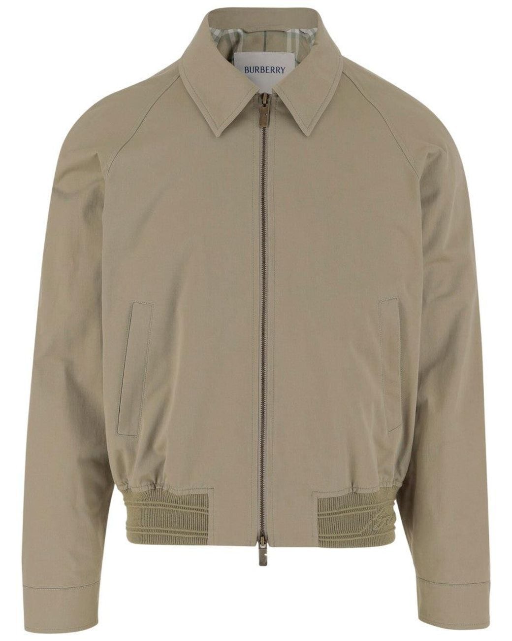 Burberry Natural Shirt Collar Jacket for men