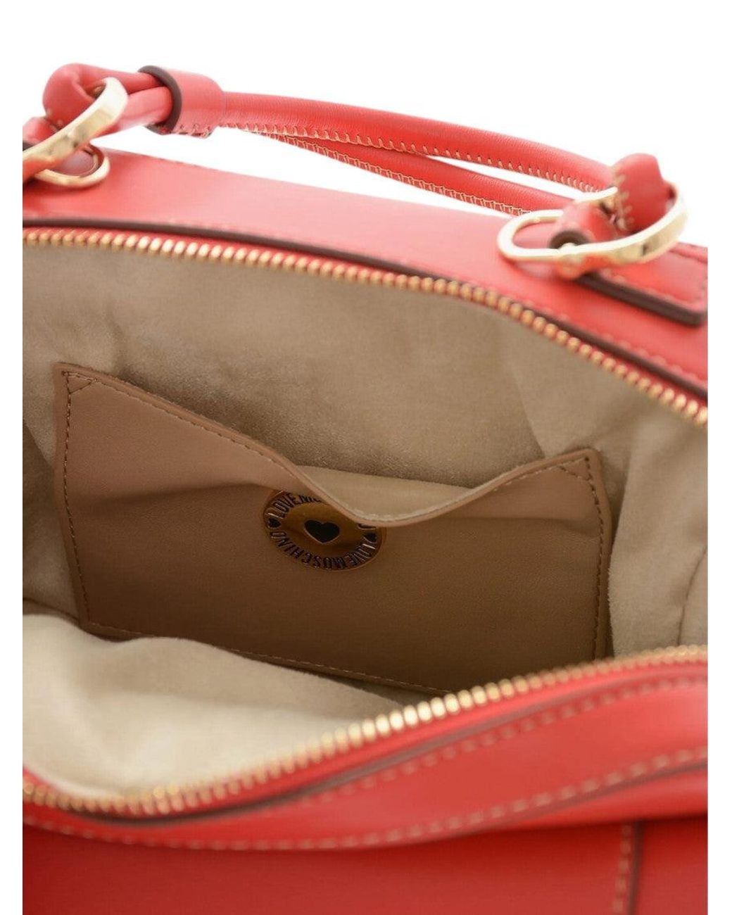 Love Moschino Red Logo Mini Satchel