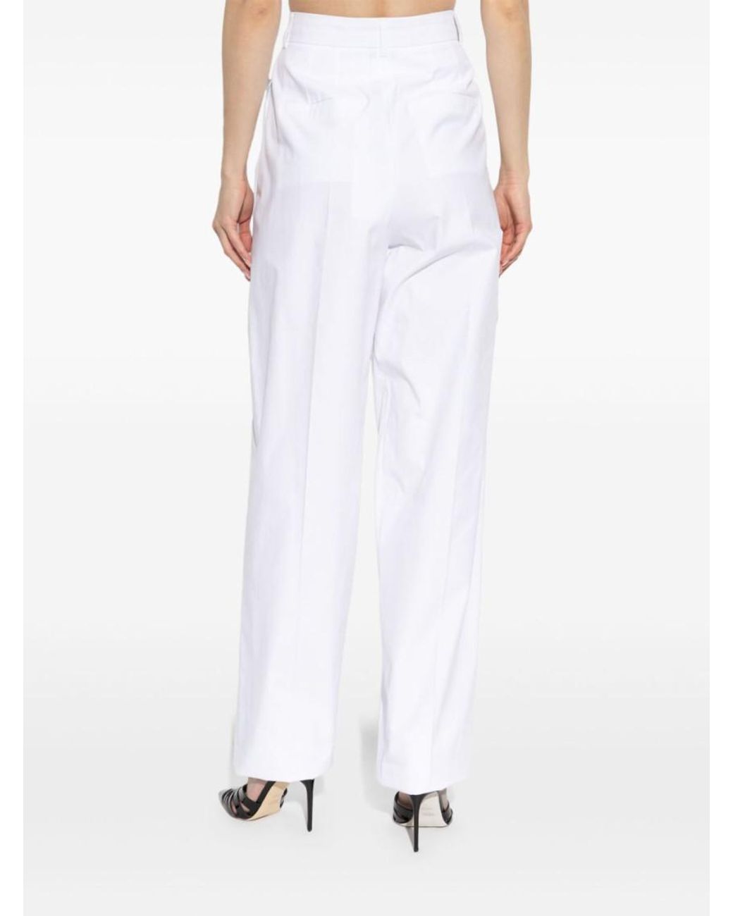 Sportmax White Leone Pants
