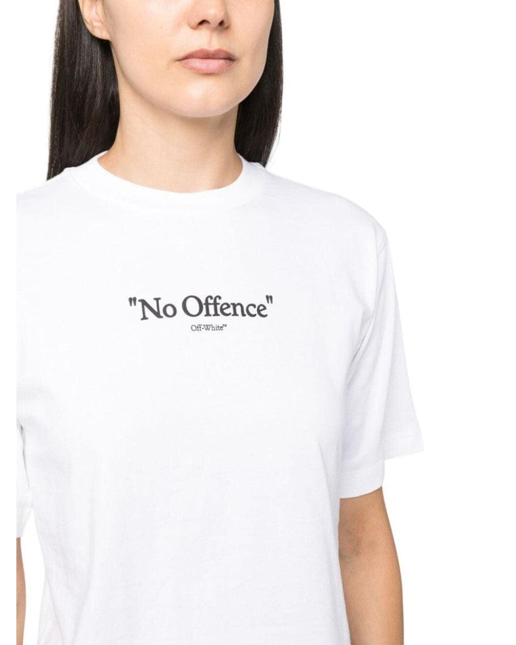 Off-White c/o Virgil Abloh White Graphic Crew Neck T-Shirt