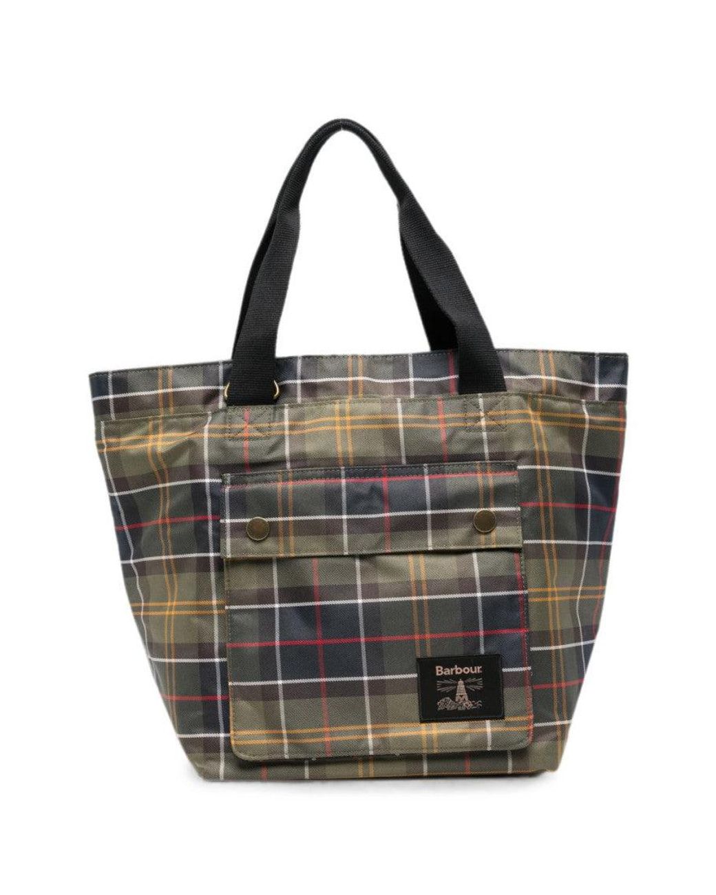 Barbour Black Logo Large Tote for men