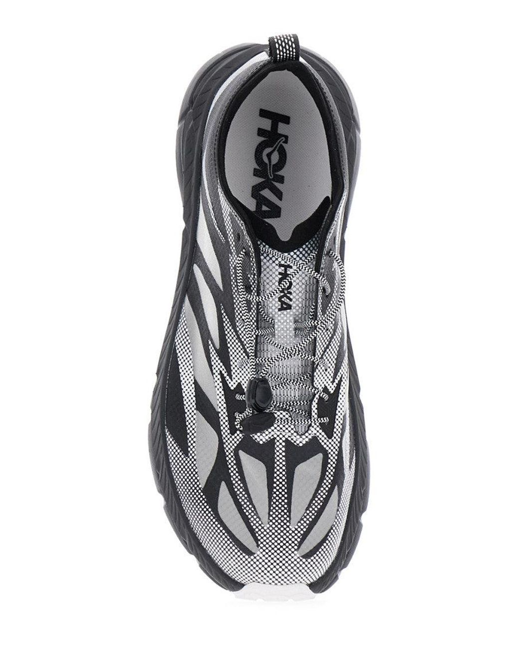 Hoka One One White Drawstring Sneakers for men