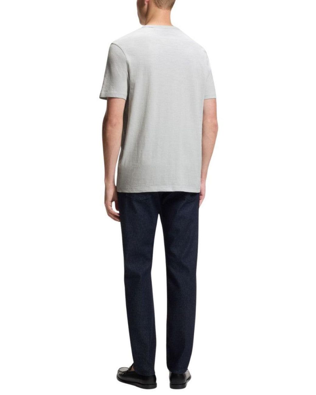 Boss Gray Logo T-Shirt for men