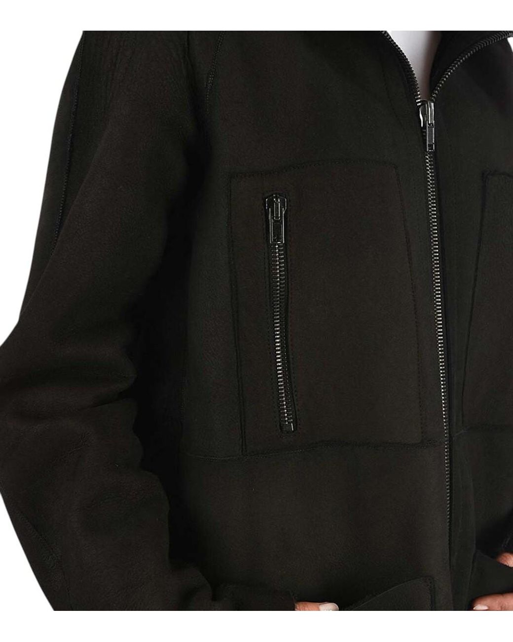 DIESEL Black Solid Hood Jacket