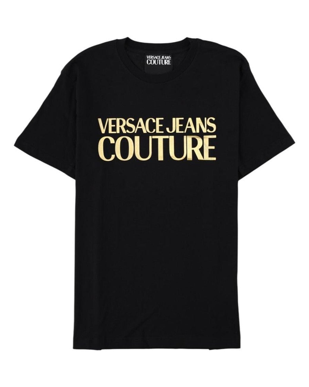 Versace Jeans Couture Black Crew Neck T-Shirt for men