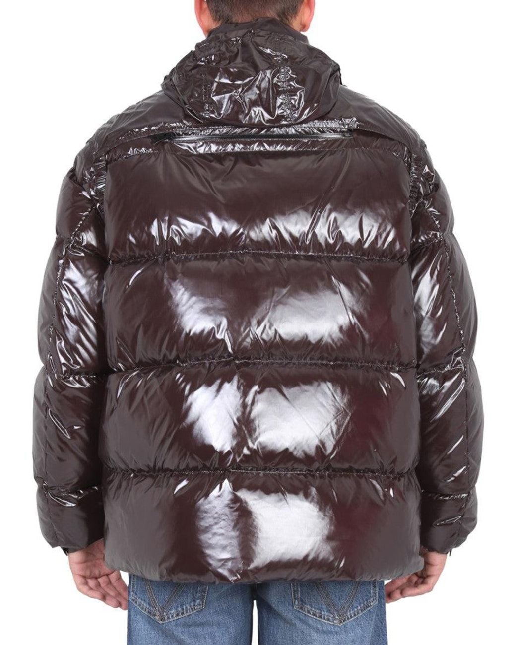 Bottega Veneta Brown Quilted Hood Jacket for men