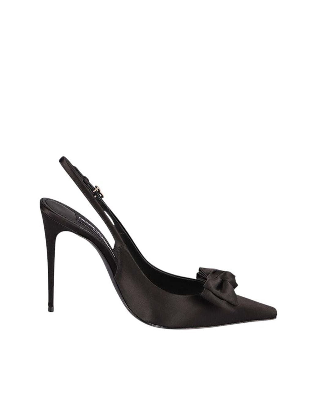 Dolce & Gabbana Black Bow Pumps