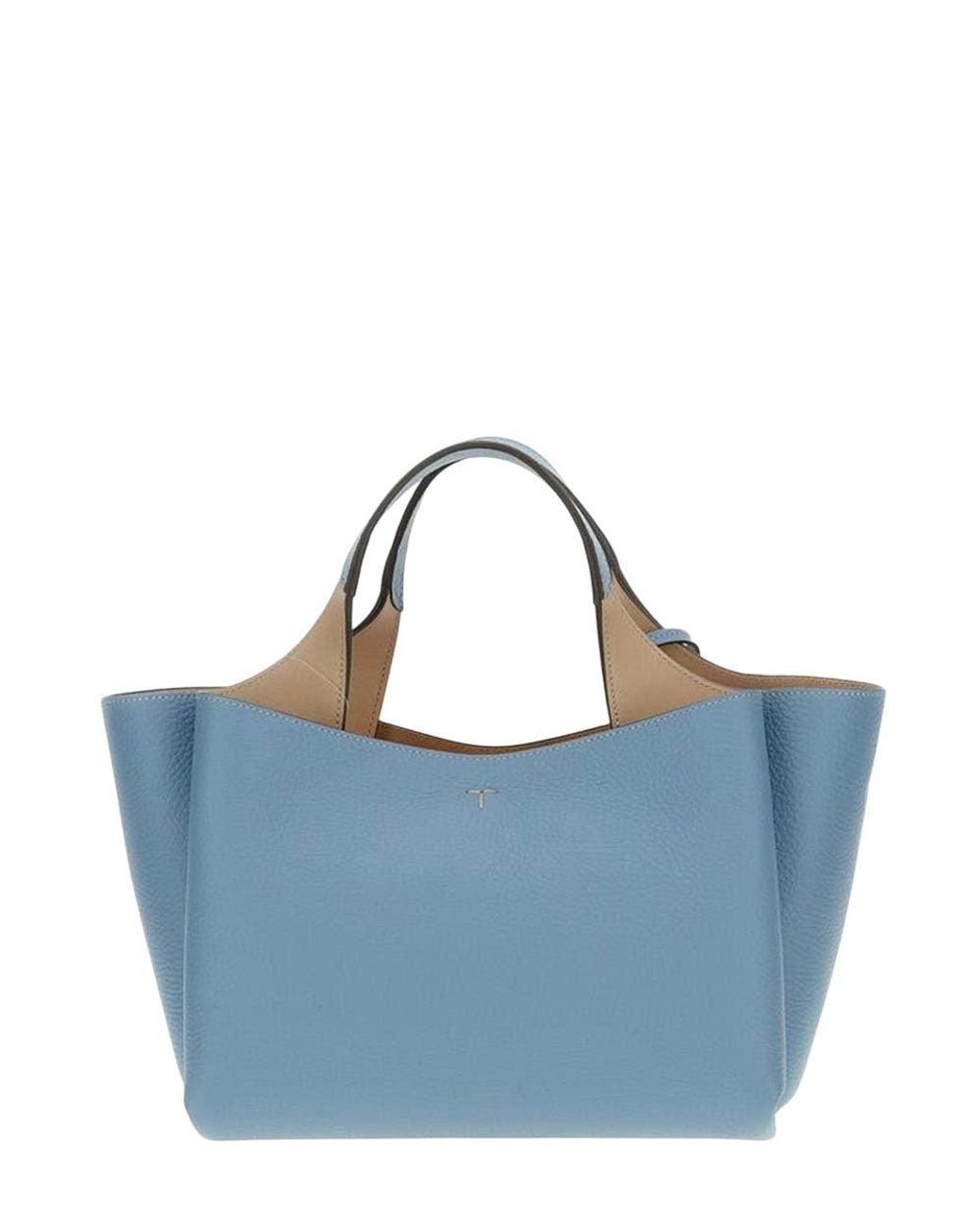 Tod's Blue Logo Small Tote