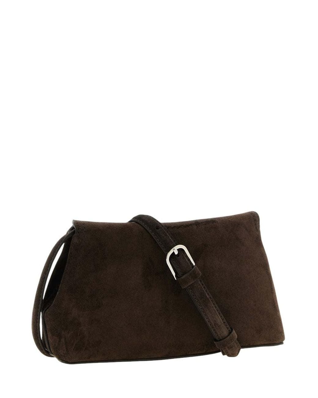 Totême Black T-Lock Clutch
