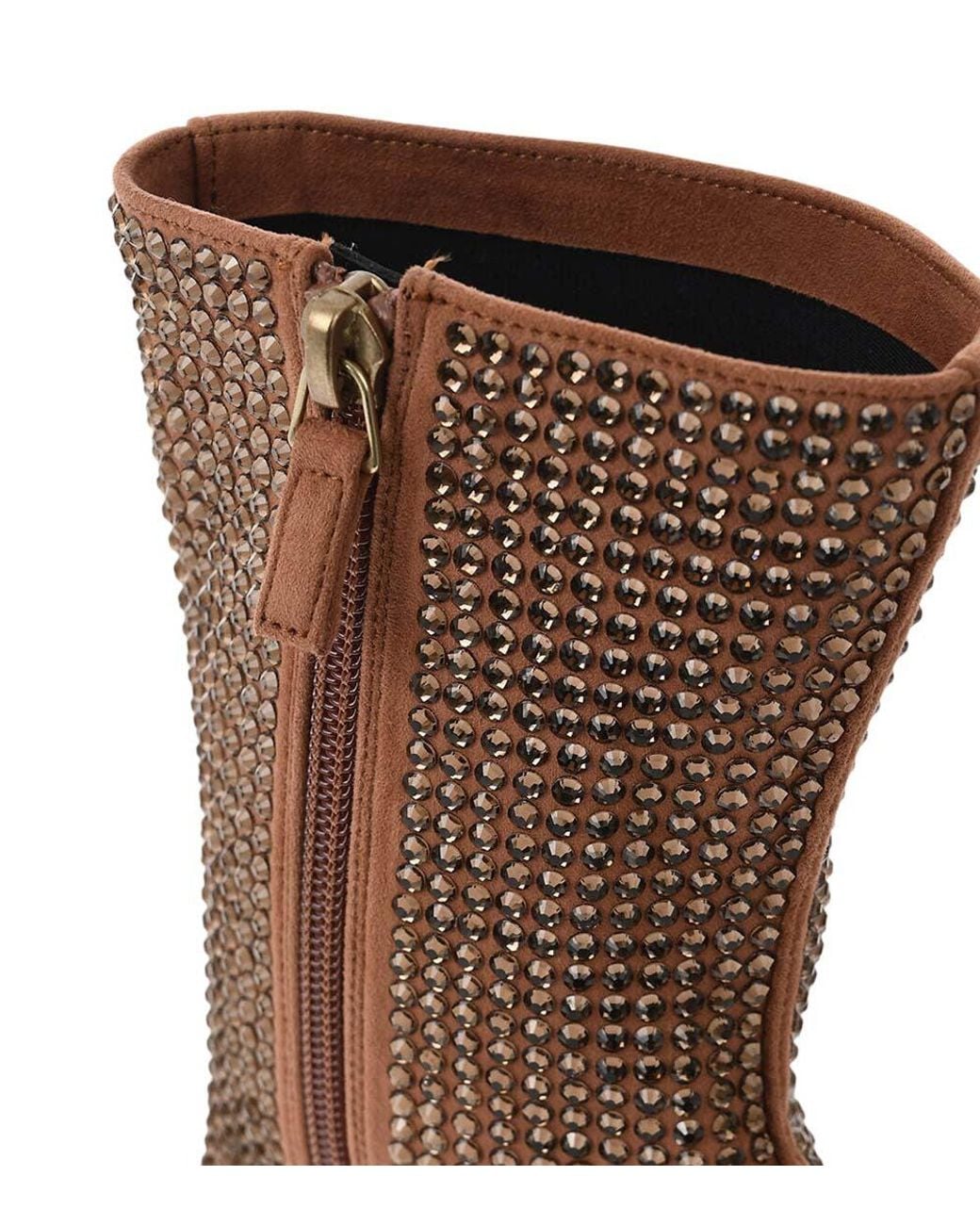 Stella McCartney Brown Embellished Boots