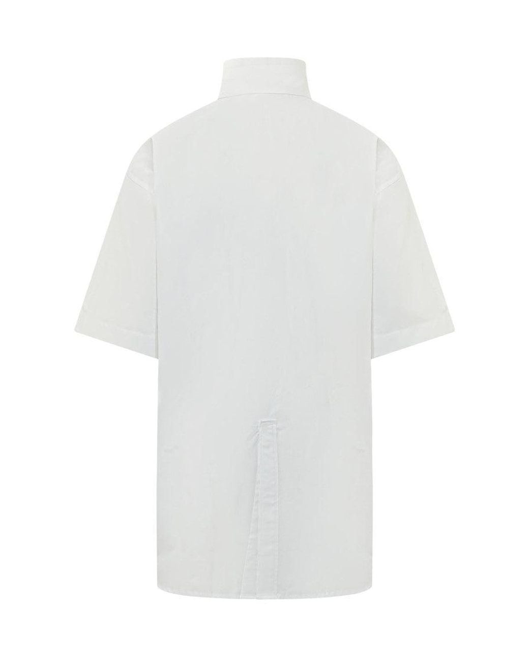 DARKPARK White Oversized Solid Shirt