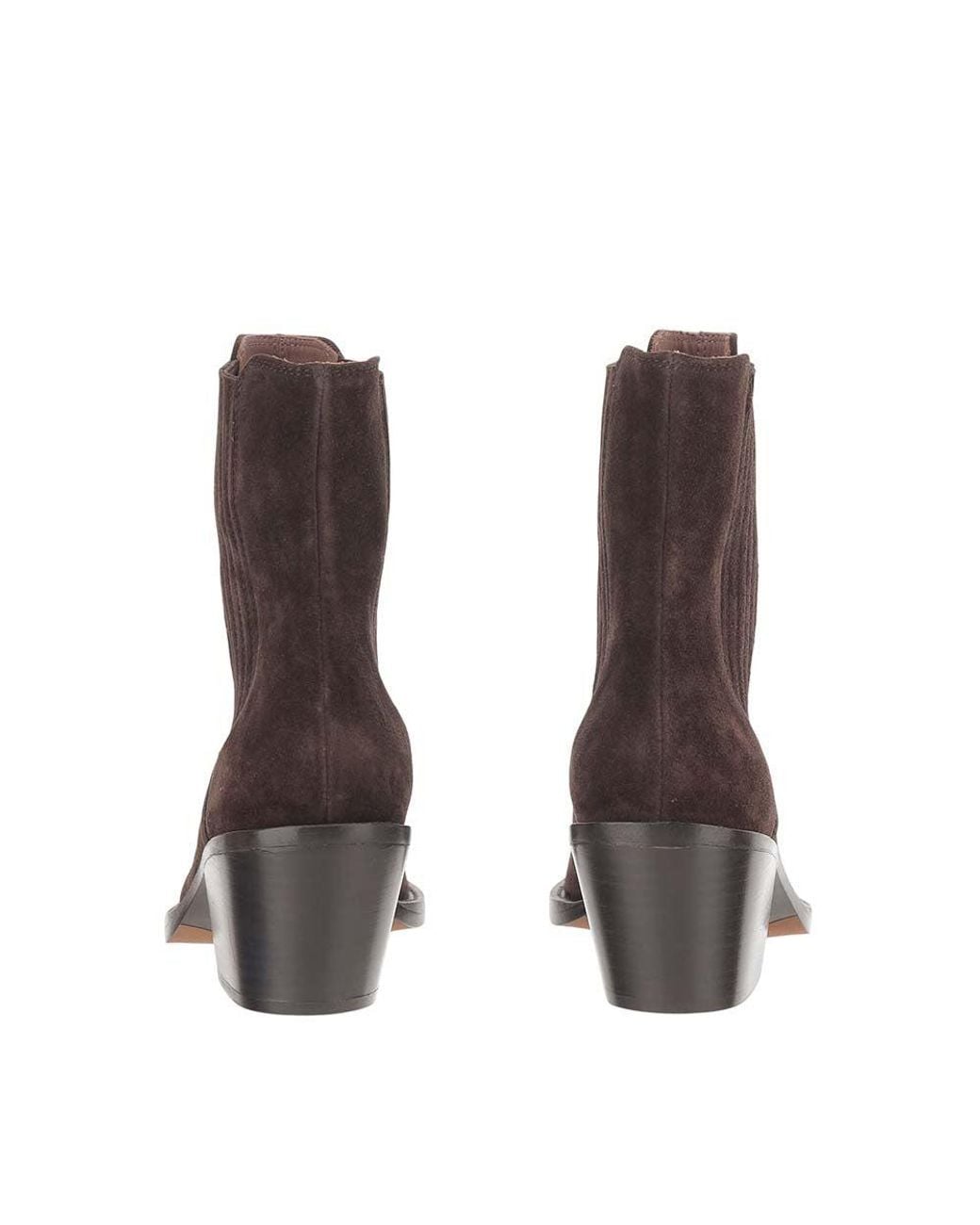 Paris Texas Brown Dark Slip-On Suede Boots