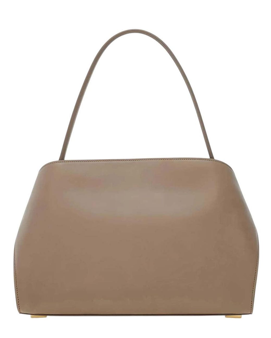 Ferragamo Brown Taupe Hug Medium Shoulder Bag