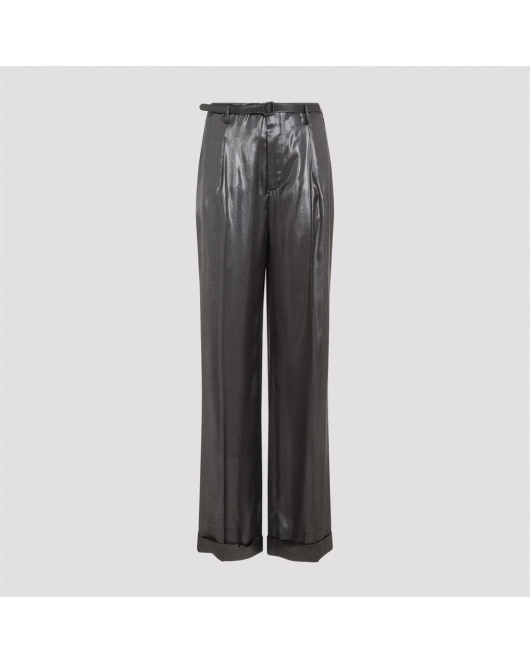 Ralph Lauren Gray Acklie Pleated Pants