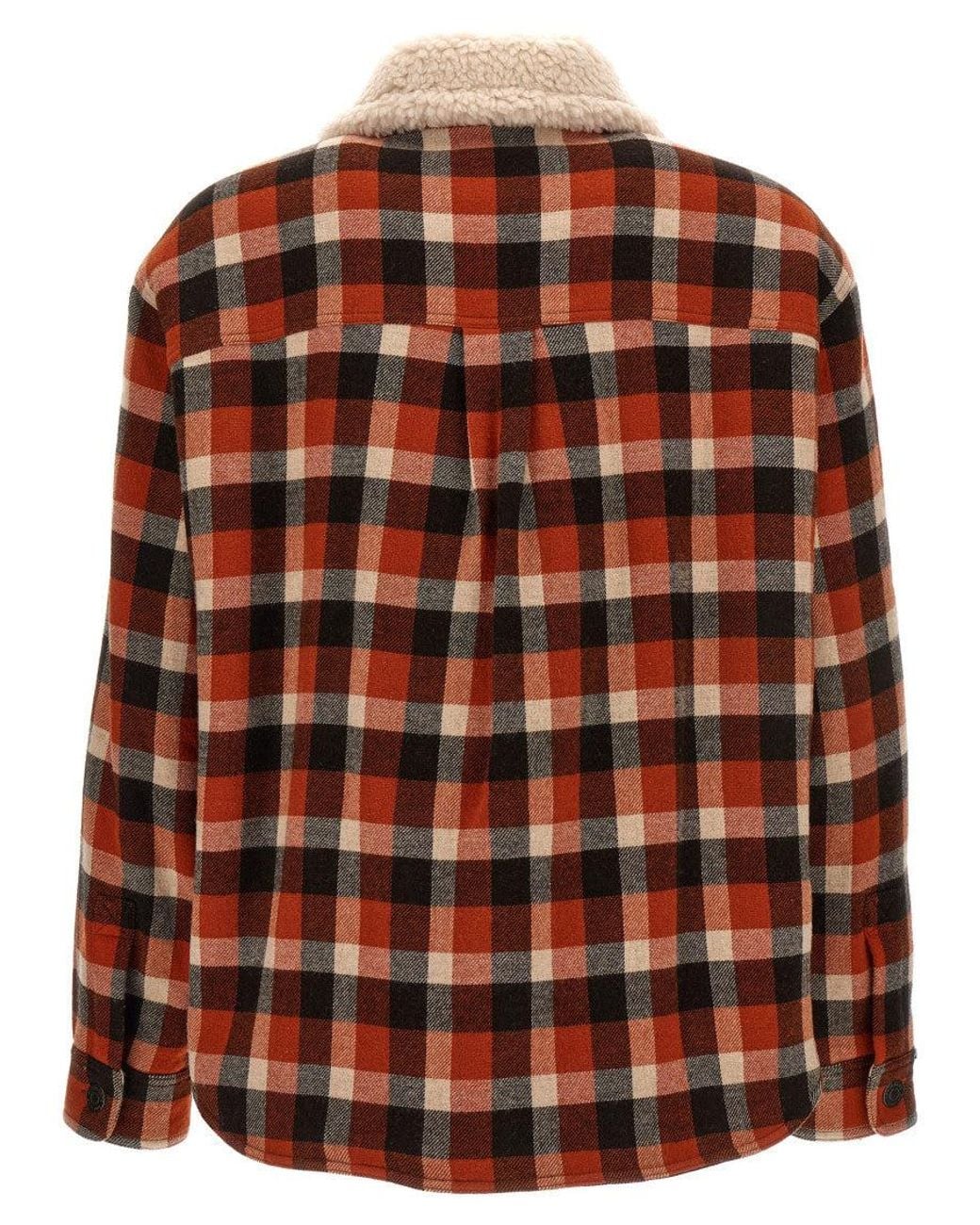DSquared² Brown Check Logo Jacket for men