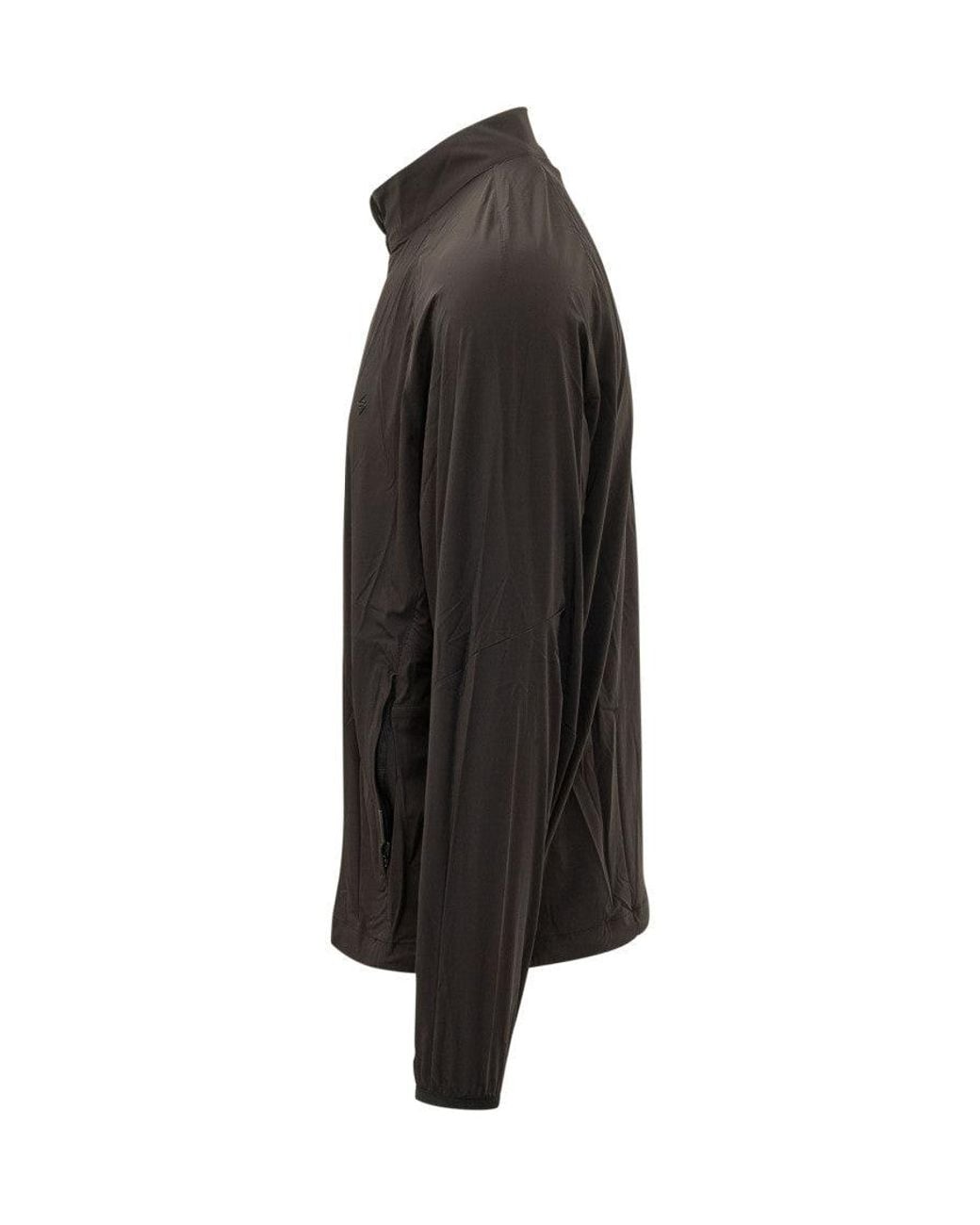 Represent Gray Solid Mock Collar Jacket for men