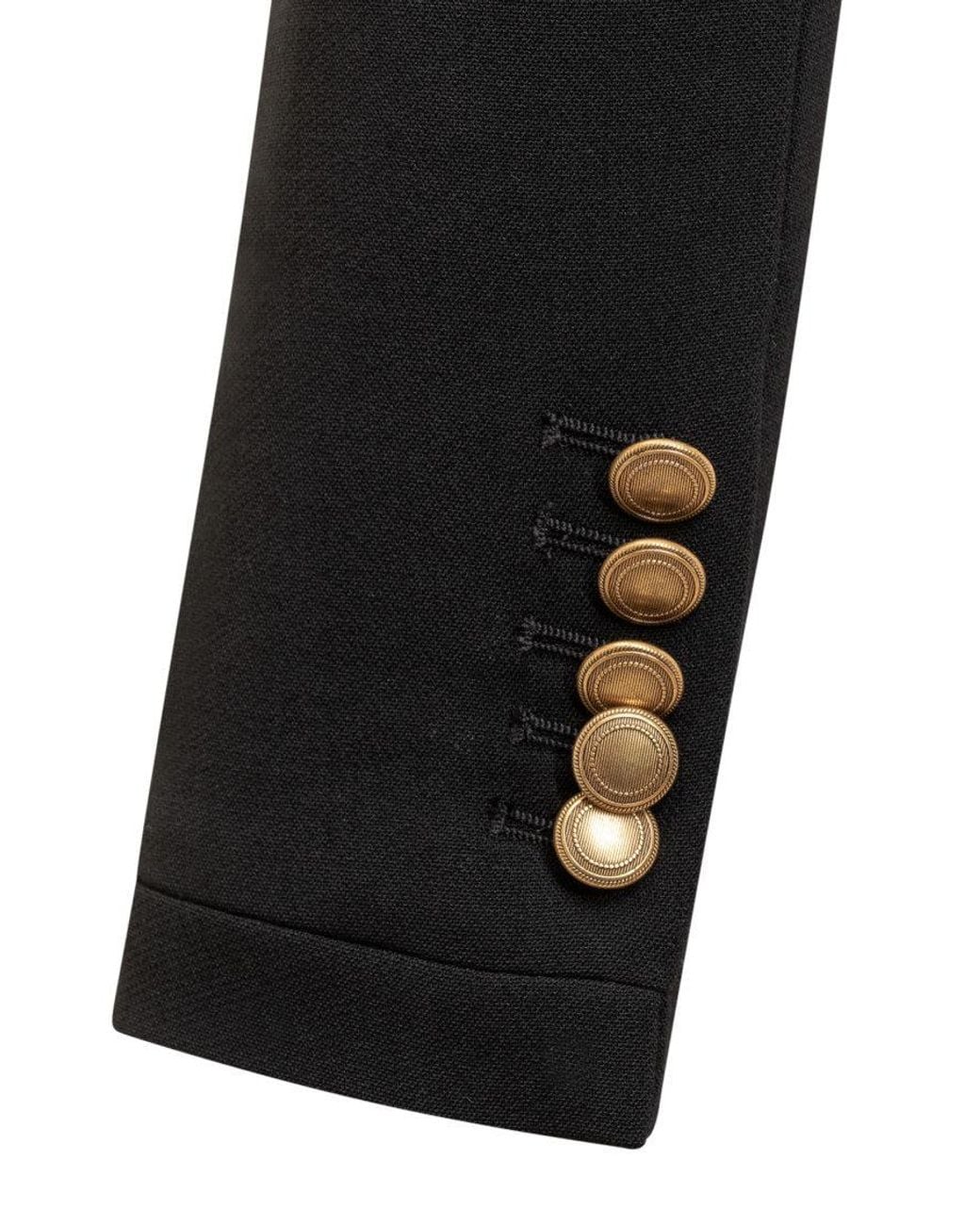 Seafarer Black Solid Crew Neck Blazer