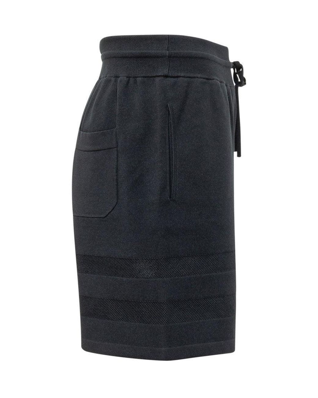 Givenchy Blue Textured Shorts for men