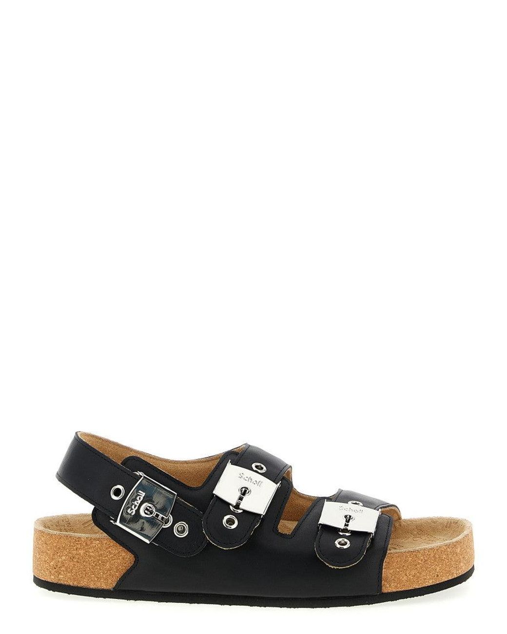 Balenciaga White X Scholl Sandals for men