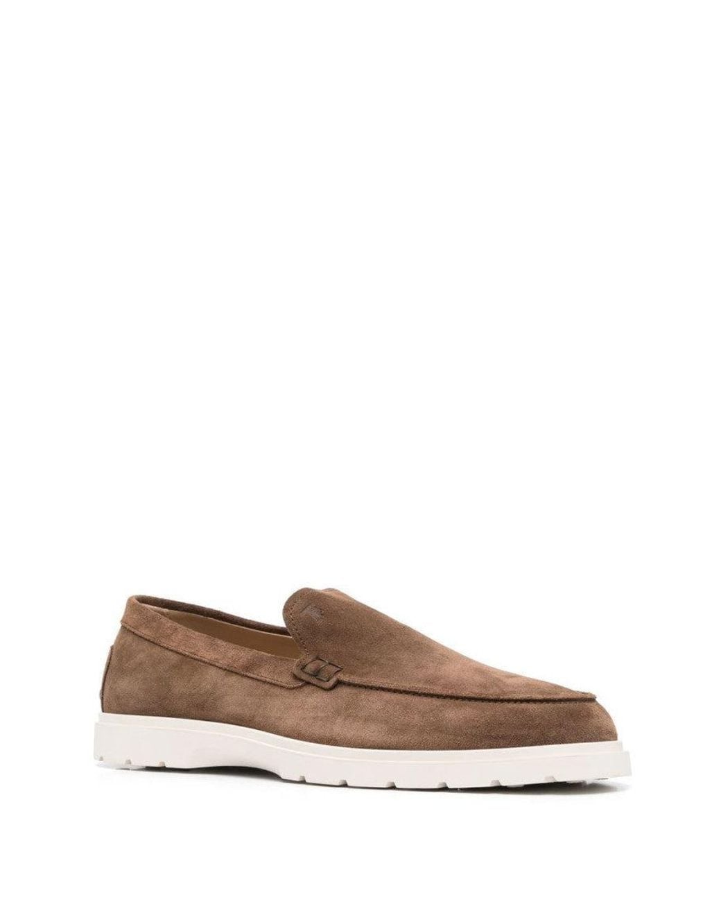 Tod's Brown Slip On Loafers for men