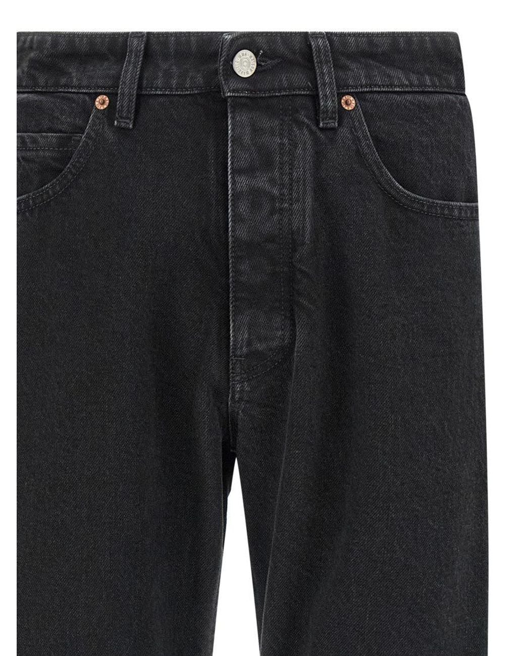 MM6 by Maison Margiela Black Denim Jeans for men
