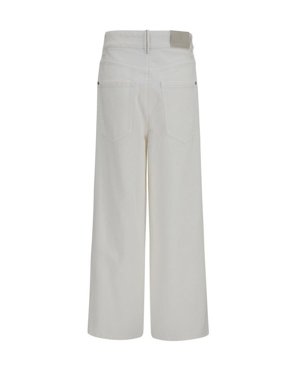 Brunello Cucinelli Gray Flared High Rise Jeans