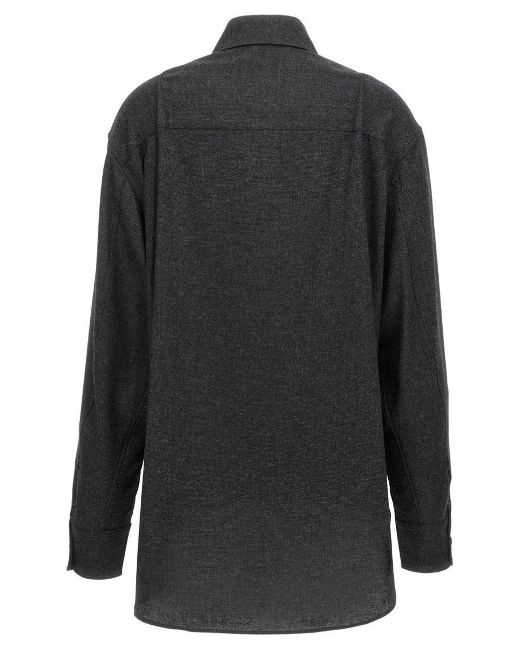 ANDAMANE Black 'New Georgiana' Shirt