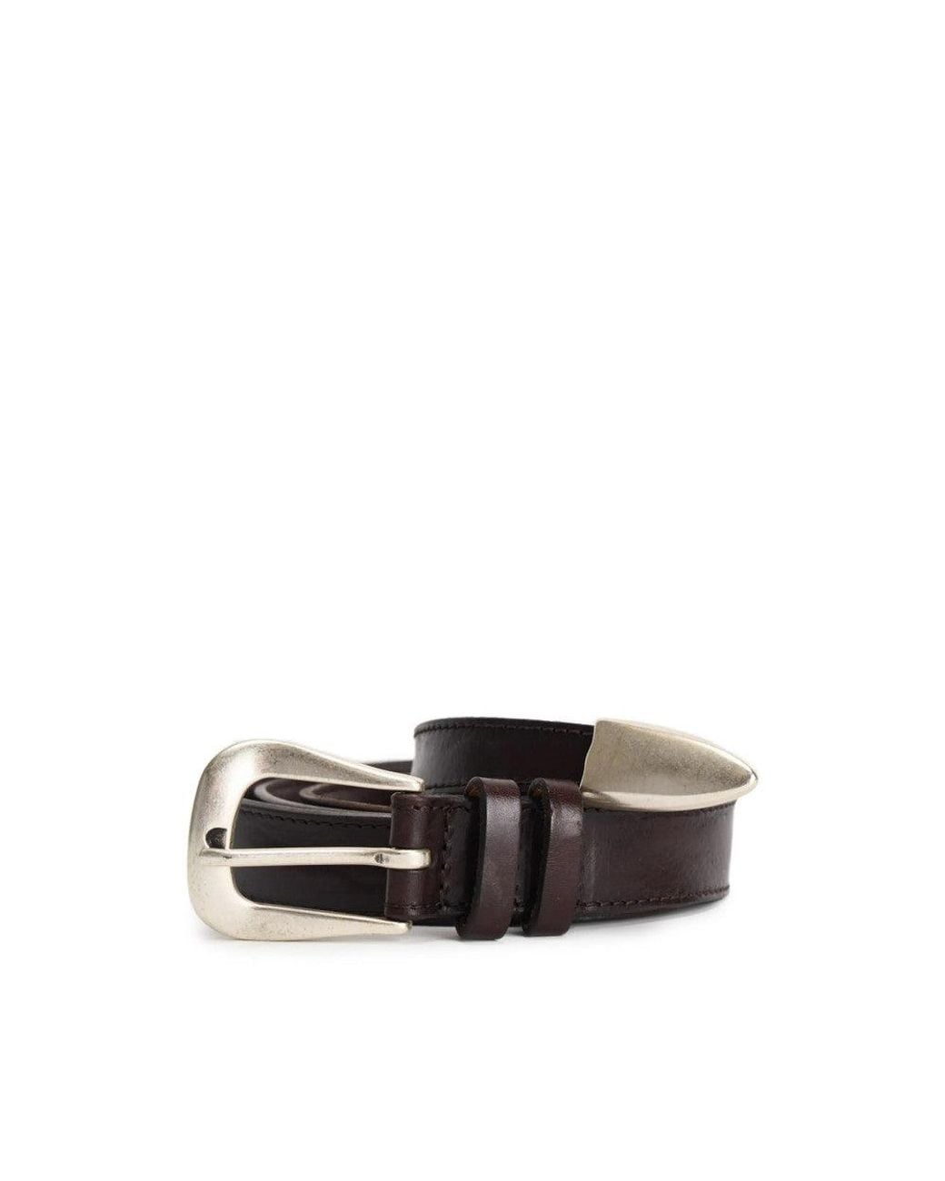 Orciani Black Dark Logo Buckle Belt for men