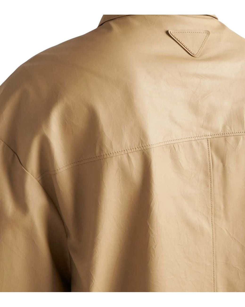 Prada Natural Leather Shirt for men
