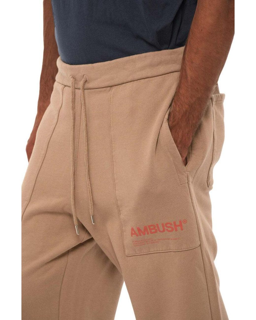 Ambush Natural Logo Track Pants for men