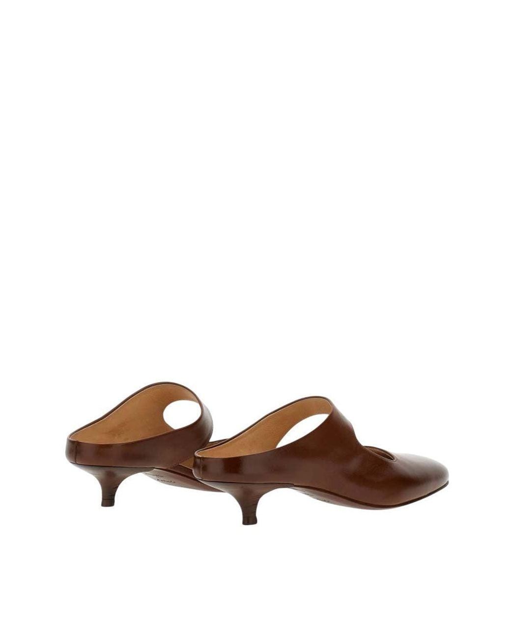 Marsèll Brown Dark Slip-On Pumps