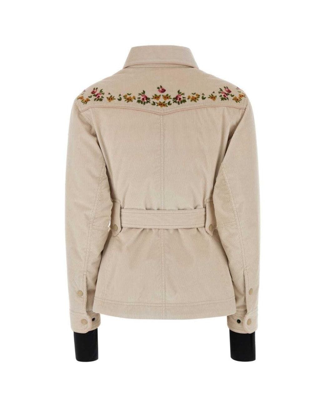 Moncler Natural Shirt Collar Jacket