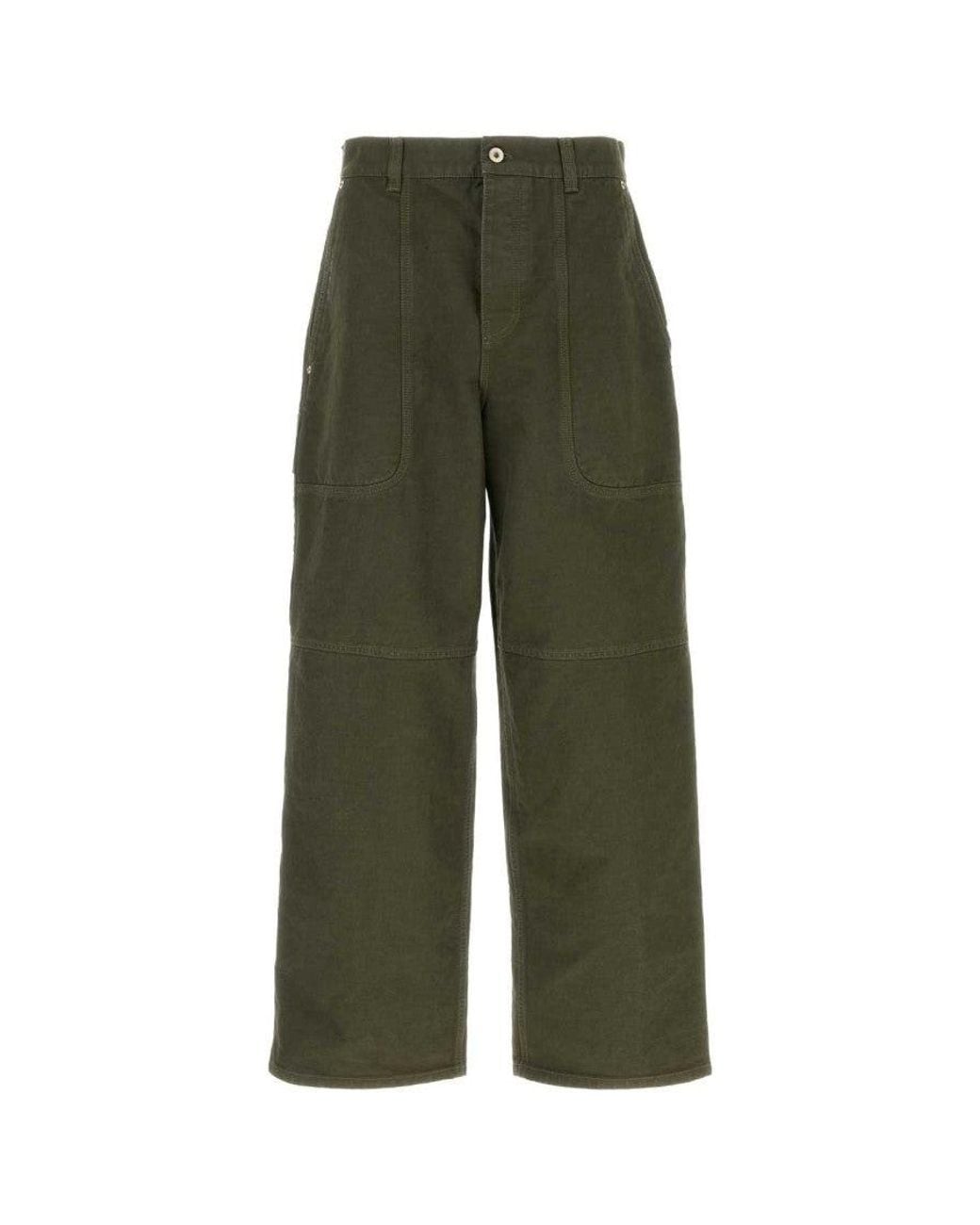 Loewe Green Cargo Pants for men