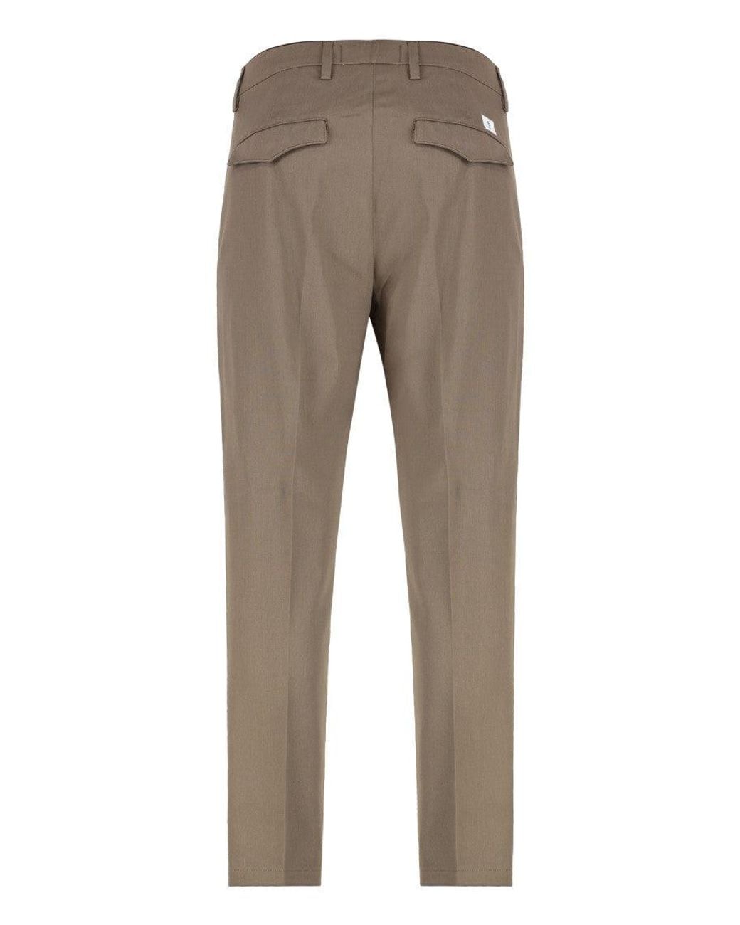 Department 5 Gray Taupe Tailored Chino Pants for men