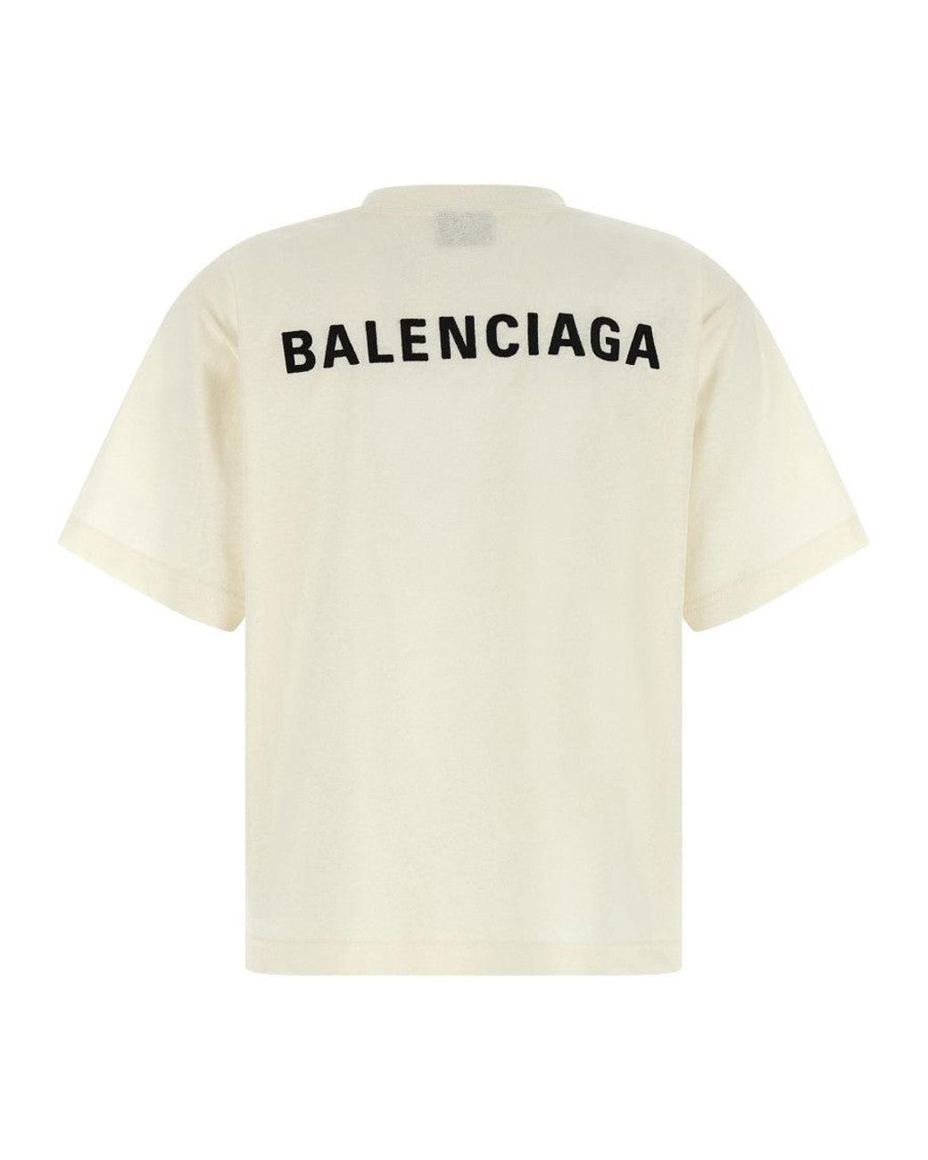 Balenciaga White 'Back' T-Shirt