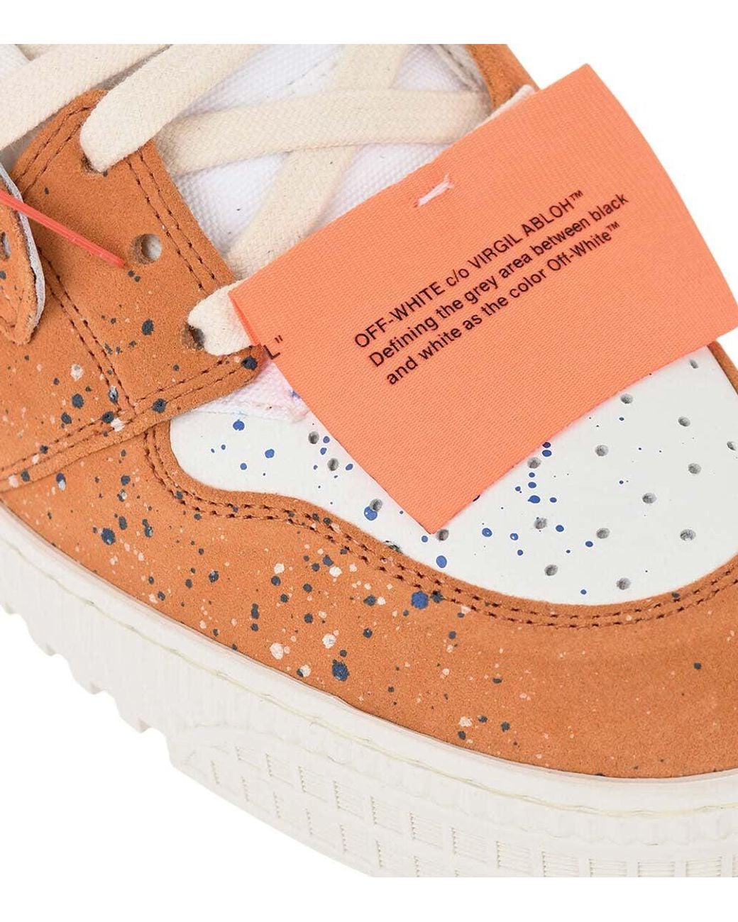 Off-White c/o Virgil Abloh Pink Painting-Effect Sneakers for men