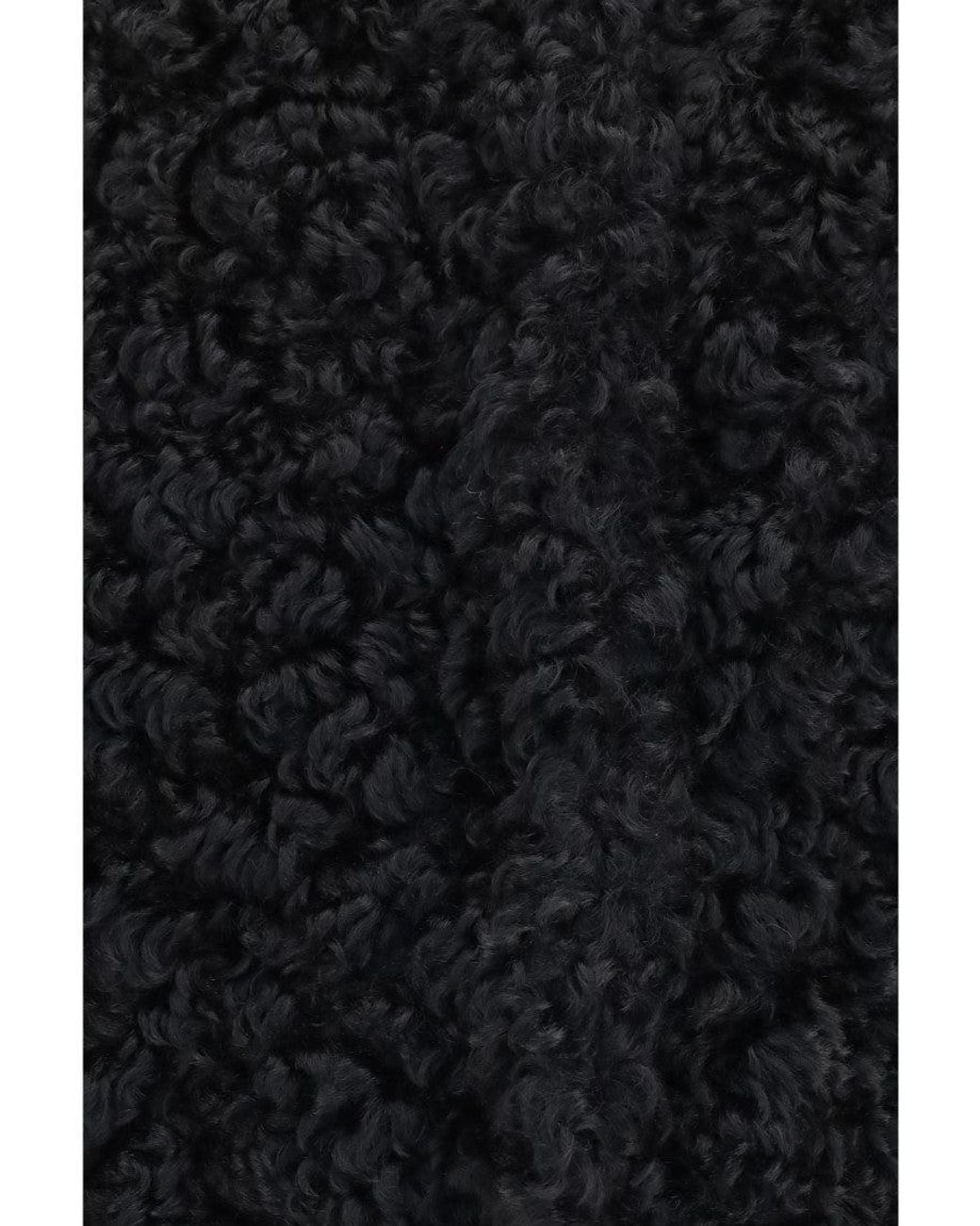 Kristina Ti Black Textured Round Neck Sweater