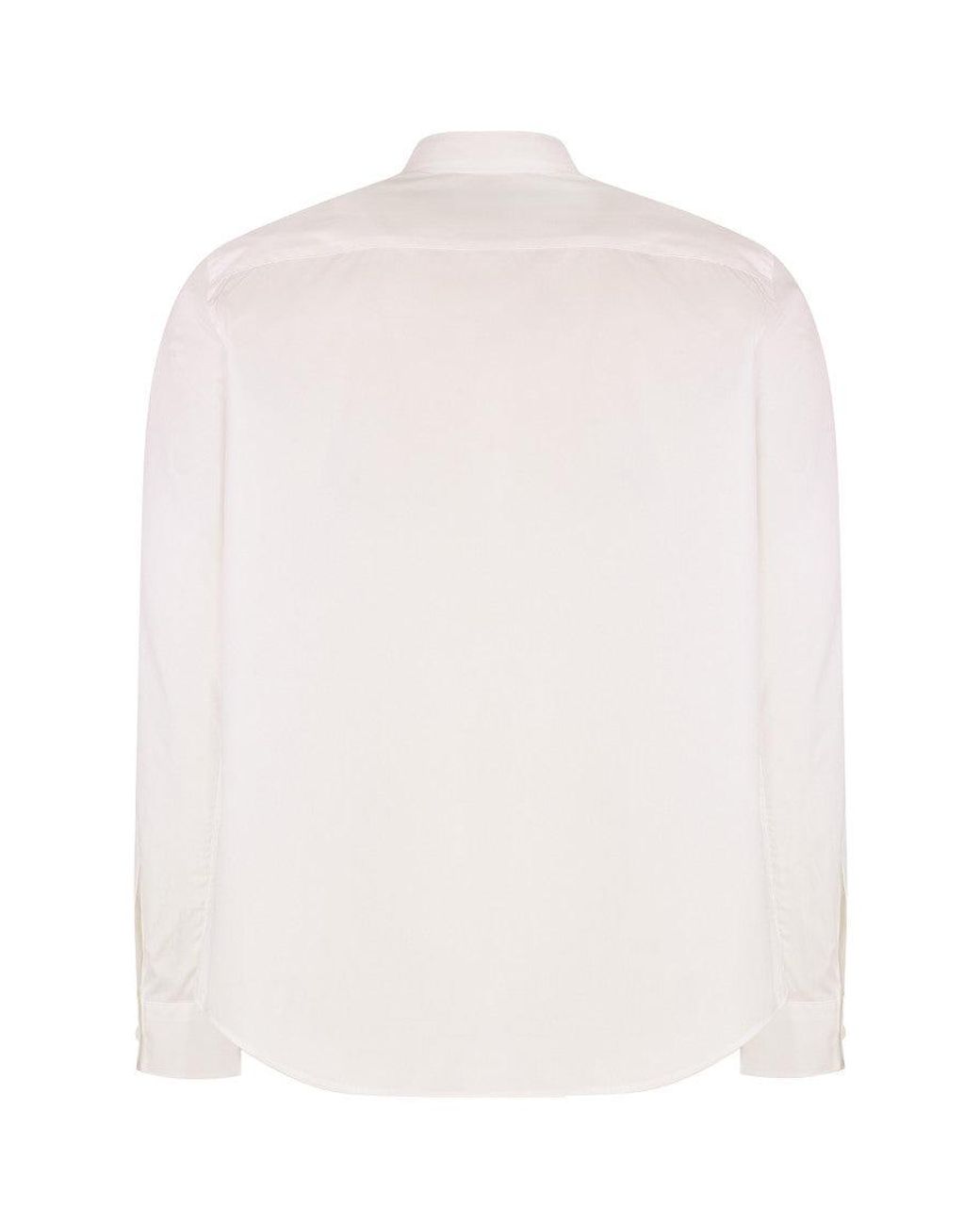 AMI White Regular Logo Shirt for men