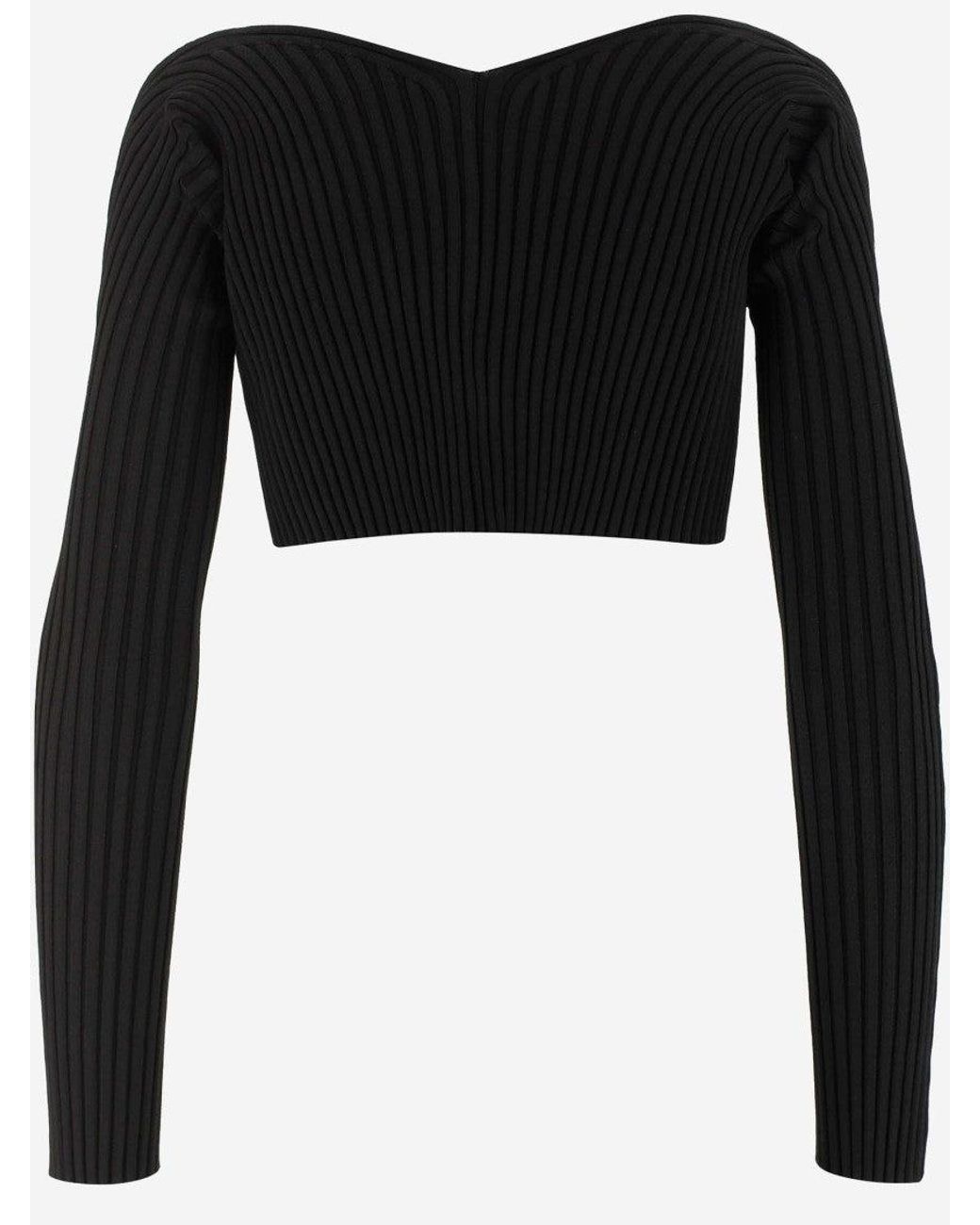Jacquemus Black Logo Cardigan