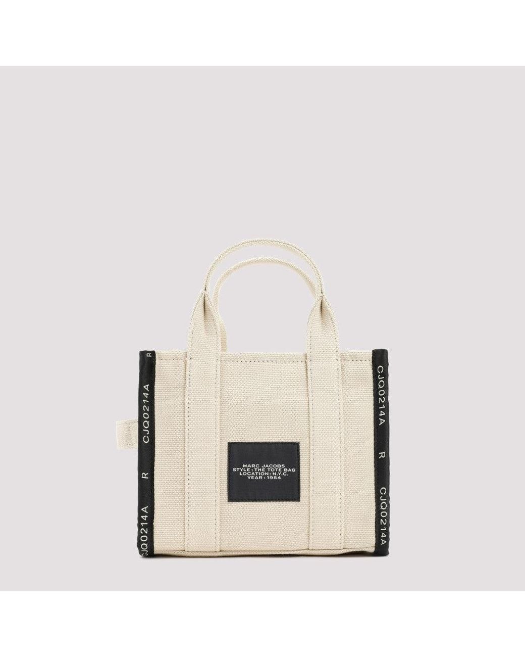 Marc Jacobs Natural The Jacquard Top Zip Small Tote
