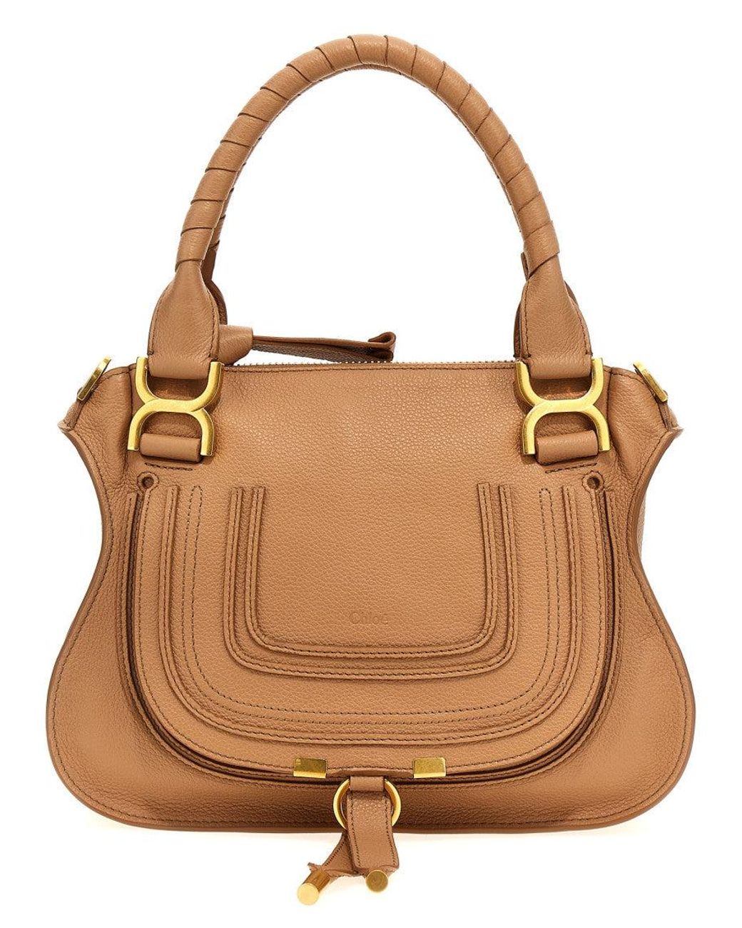 Chloé Brown 'Marcie' Small Satchel Bag