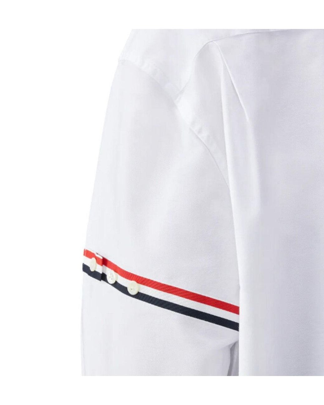 Thom Browne White Oversized Solid Shirt