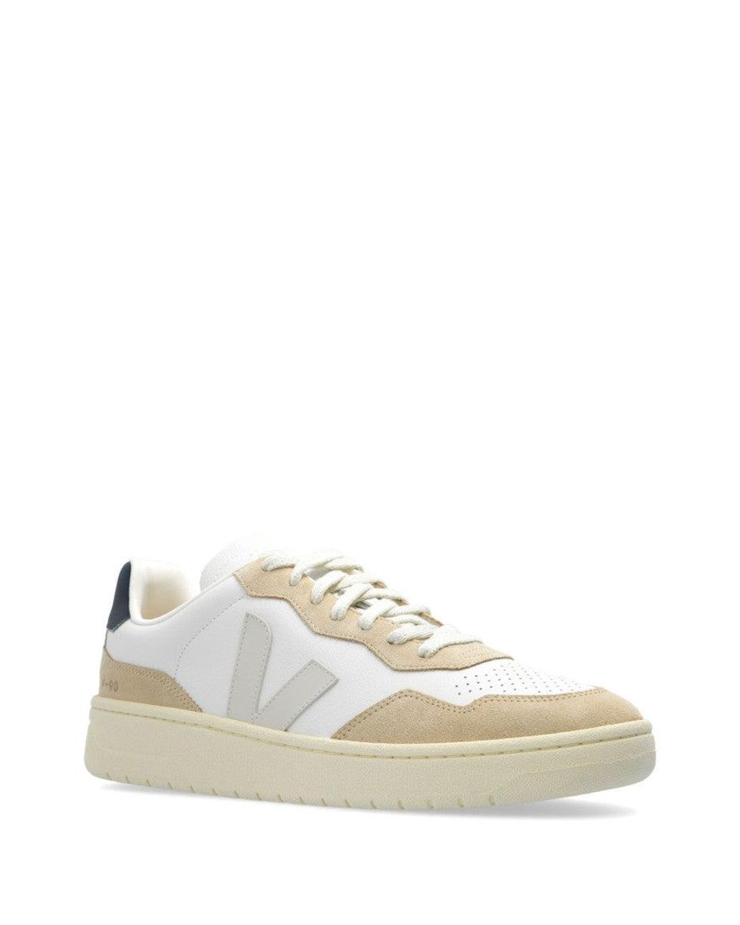 Veja White Logo Sneakers for men