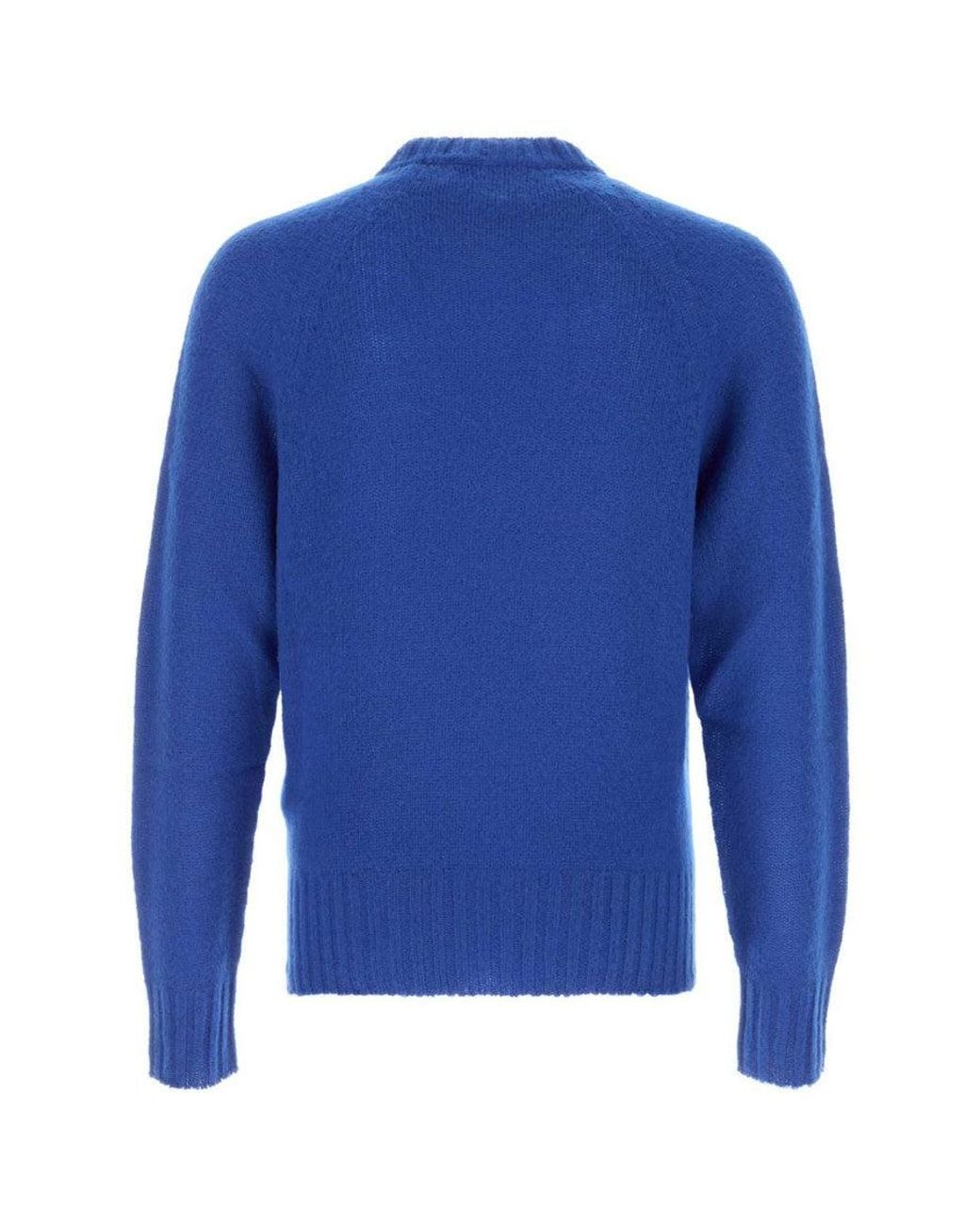Tom Ford Blue Crew Neck Sweaters for men