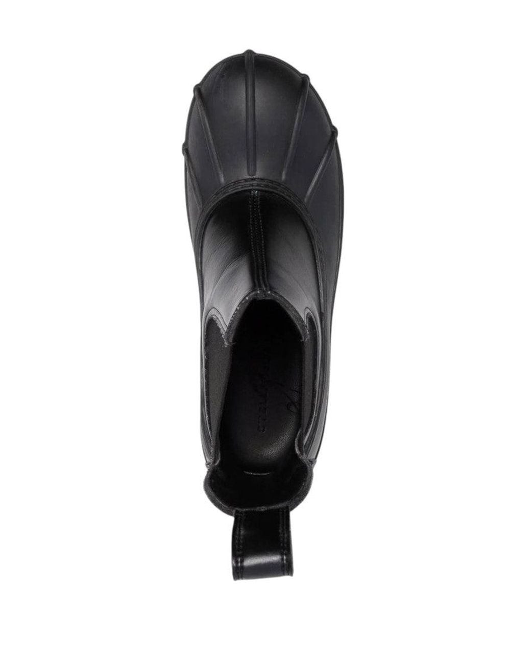 Stella McCartney Black Leather Chelsea Boots