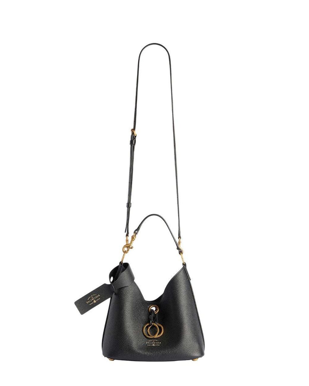 Balenciaga Black Carrie Small Hobo