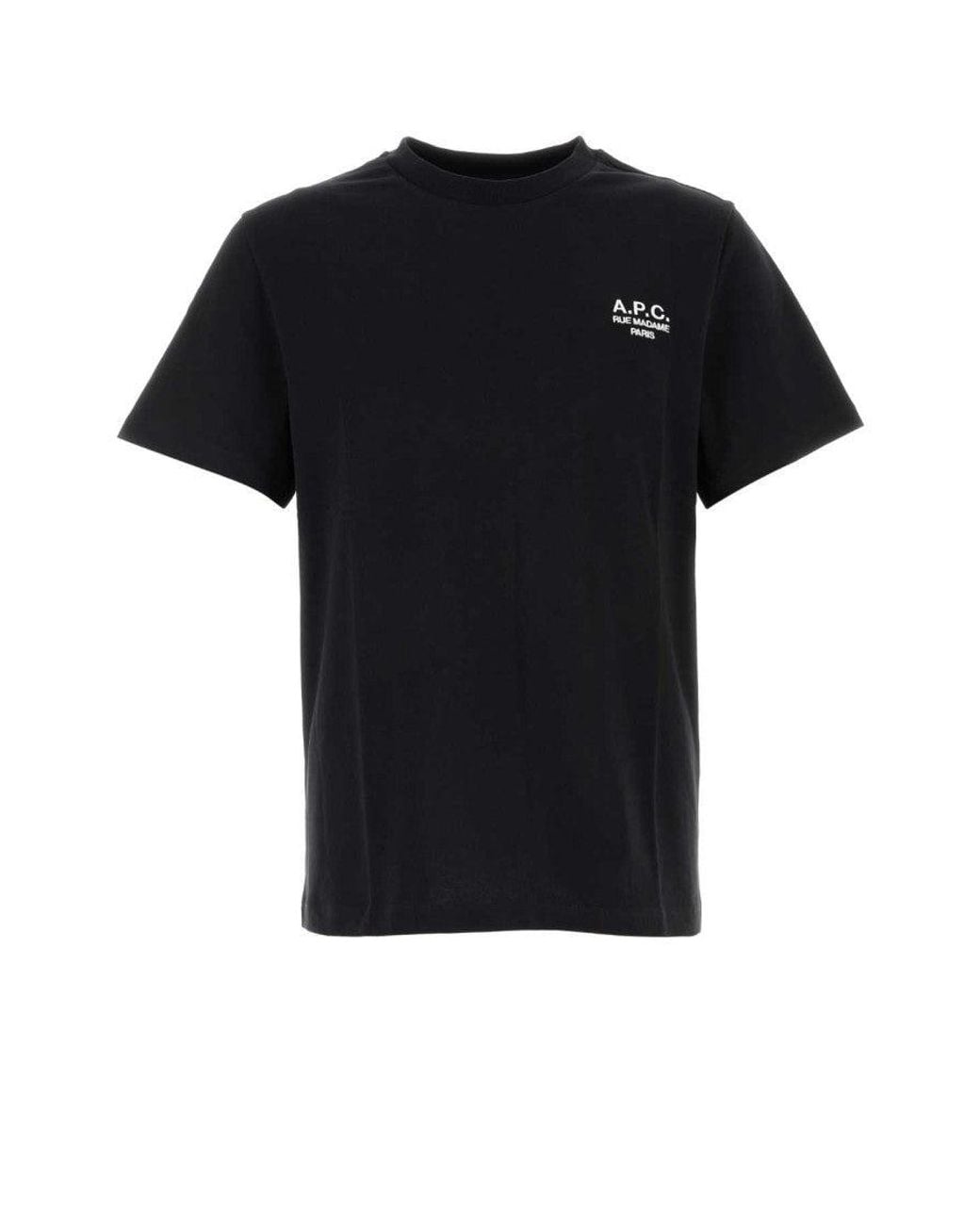 A.P.C. Black 'Standard Rue Madame' T-Shirt for men