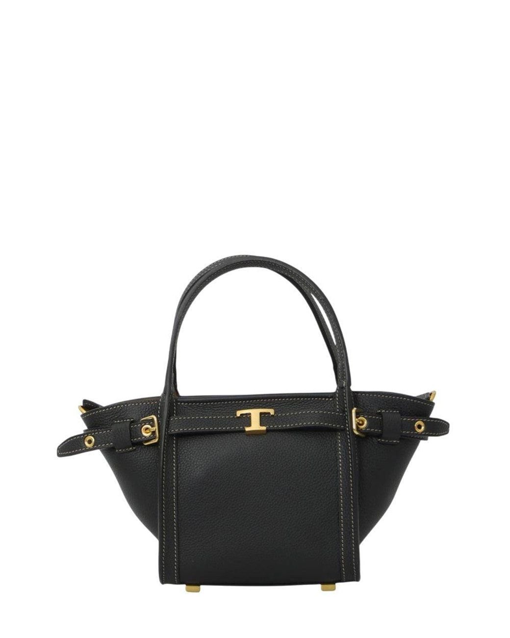 Tod's Black T Signature Mini Tote