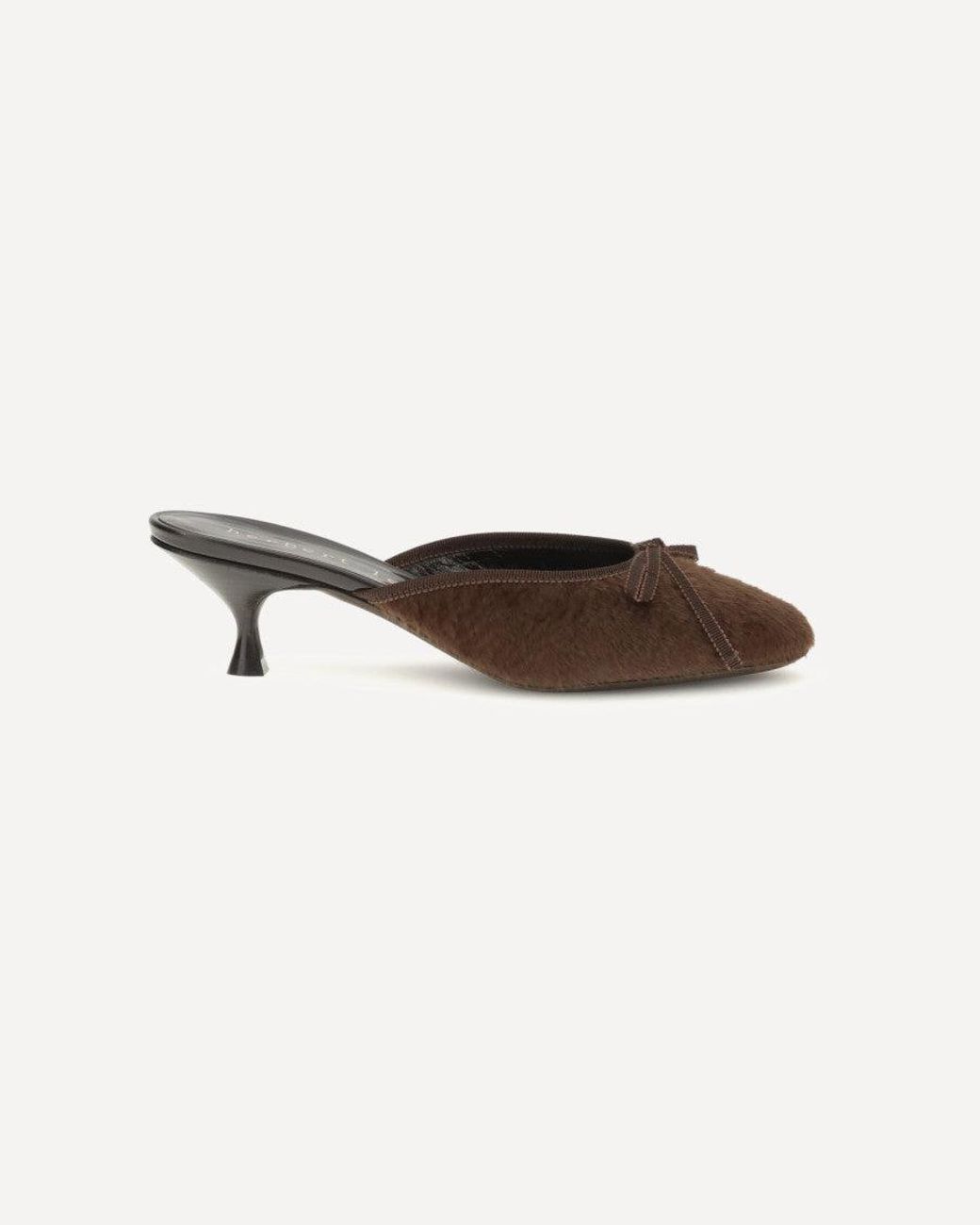 Herbert Levine White Slip-On Mules