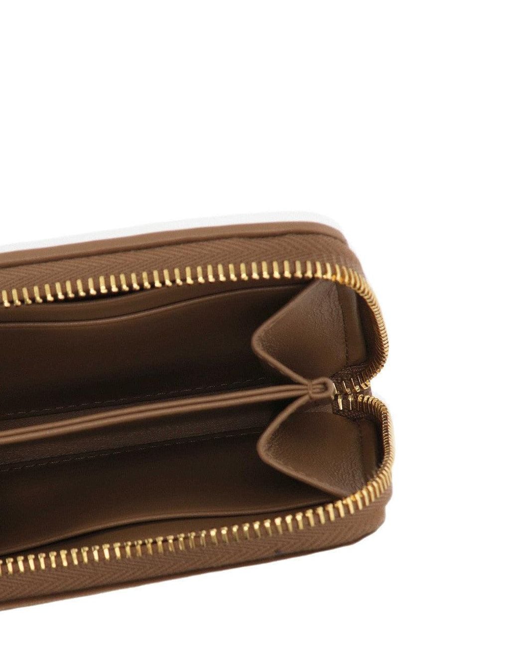 Miu Miu Brown Minuteria Textured Wallet